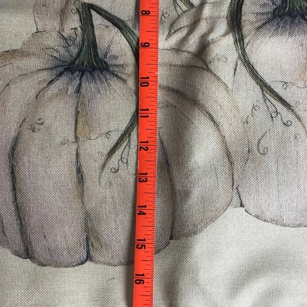 NWOT Pumpkin Fall Thanksgiving Halloween Pillow cover for 16"x16" pillow - Picture 8 of 10